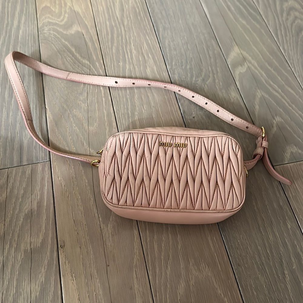 Miu miu belt bag pink AUTHENTIC